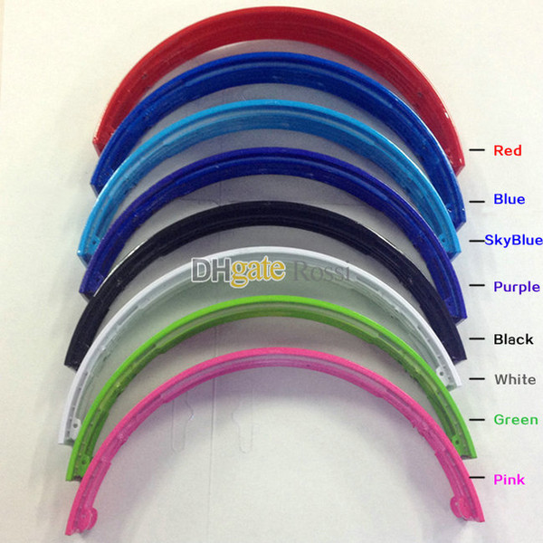 Glossy shine 8colors Replacement Top Headband head band parts for solo and solo hd headband headphones headset with screwdriver screws