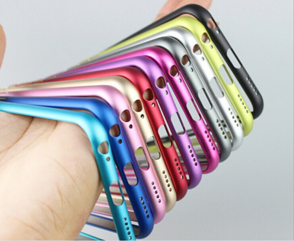 for iphone6S 6 Plus 5S SE Aluminum metal bumpers for Galaxy S7 S6 S5 Note3 Colorful Aluminum metal Slim Frame bumpers case free shipping