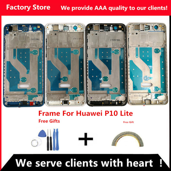 Q&Y QYJOY Quality Middle Frame For Huawei P10 Lite Middle Frame Housing Cover For WAS-LX2J WAS-LX2 WAS-LX1A WAS-L03T