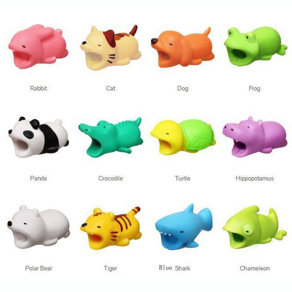 Best Price Cable bite Cute Animal cable protector for iphone usb cable organizer chompers charger wire holder for iphone