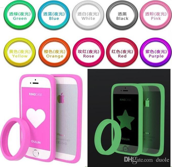 Hot Noctilucent Universal smart Phone Silicone case 10color Bracelet Bumpers For iphone samsung huawei HTC xiaomi Lenovo Free DHL