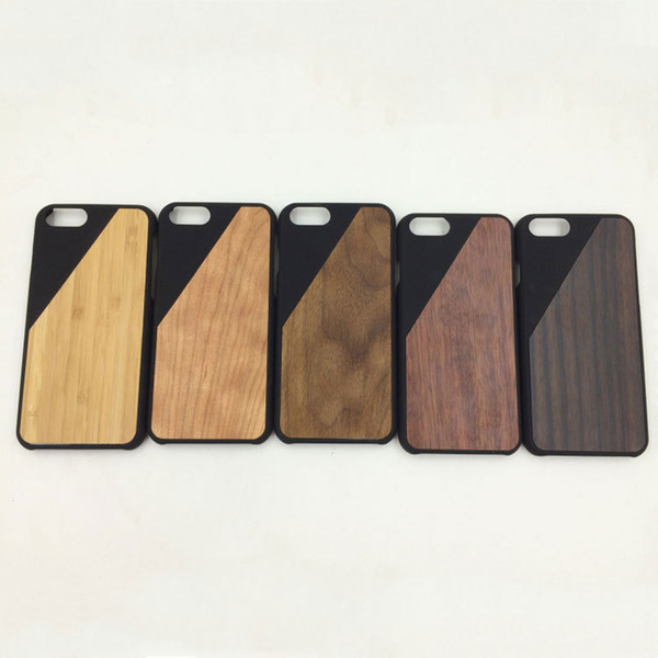 Wooden with PC Phone Case for Apple 6s Case Wood classical design wooden cover Phone Case For Iphone 6