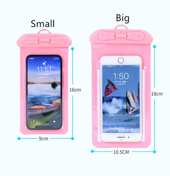 T35N mobile phone waterproof bag transparent diving bag hot spring beach waterproof cover transparent