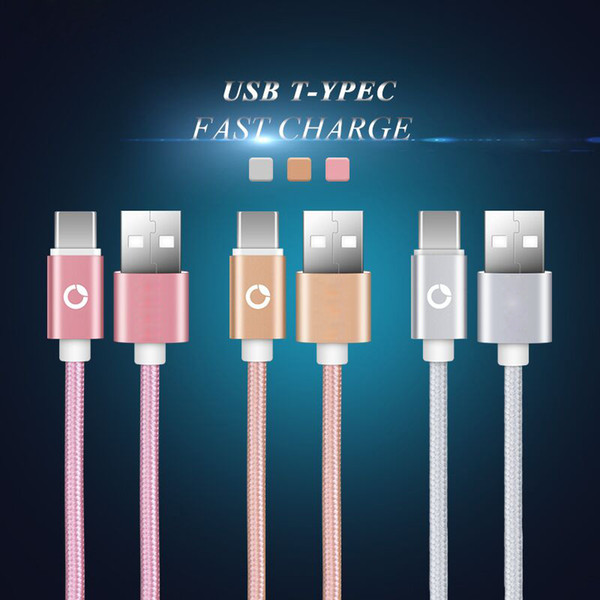 1m Strong Braided USB Type-C Charge Cable for Nexus 5X,Nexus 6P,Pixel C,Lumia 950/ 950XL,Apple New Macbook,Nokia N1,Chromebook