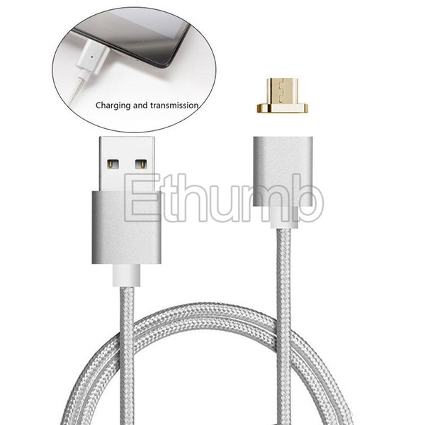 magnetic cable braided nylon USB cable magnetic micro usb Cable High Speed Charging adapter For Samsung Galaxy Xiaomi Lenovo goophone