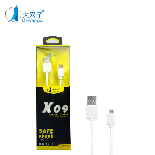 USB Type Micro USB Cable Android Charging Cord Apple Macbook LG G5 Google Pixel Sync Data Charging Charger Cable adapte with retail box