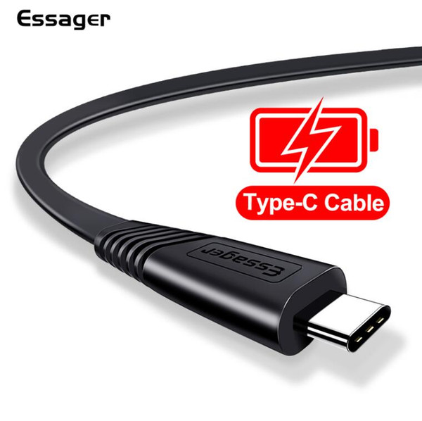 Essager USB Type C Cable For Huawei P20 lite One Plus 6t 6 5 Xiaomi mi 8 mi mix 3 Fast Charging USBC Type-c Cable USB-C Charger