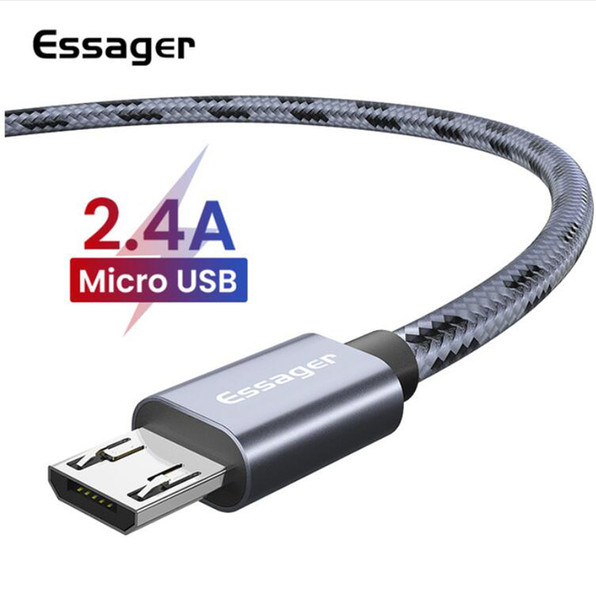 Essager Micro USB Cable Fast Charging Data Charger Cable For Samsung Xiaomi Redmi Note 5 Microusb Wire Cord Mobile Phone Cables