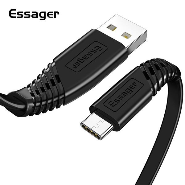 Essager USB Type-C Cable For Huawei P20 lite One Plus 6t 6 5 Xiaomi mi 8 mi mix 3 Fast Charging USB-C Charger