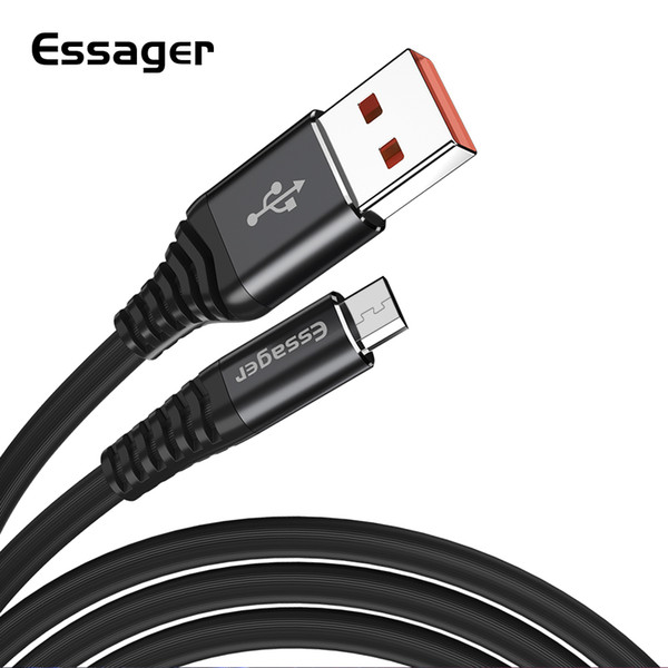 Micro USB Cable,Essager 5V2.4A Fast Charging Data Charger Microusb Cord For Xiaomi Redmi 5A Samsung Android Mobile Phone Cables