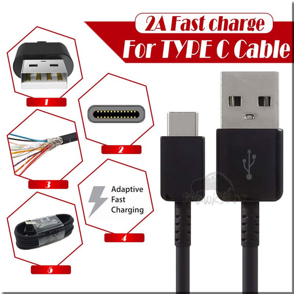 Micro USB Cable 3FT 5FT With Braided 2A Durable High Speed Charging USB Type C Cable For Android Smart Phone