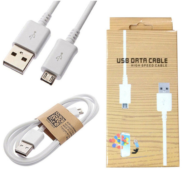 1M 3FT Micro USB Data Sync Charge cord Cable micro usb phone charger cable For Samsung Galaxy i9500 S4 S3 S2 HTC with retail box