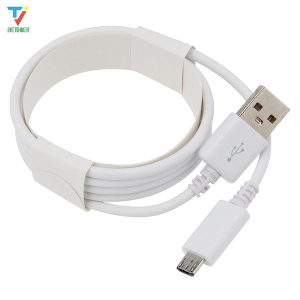 100pcs 1m 2m 3m S4 White Round LineTypec white circle Charging line fit for Android micro usb 5pin type-c for General purpose high quality