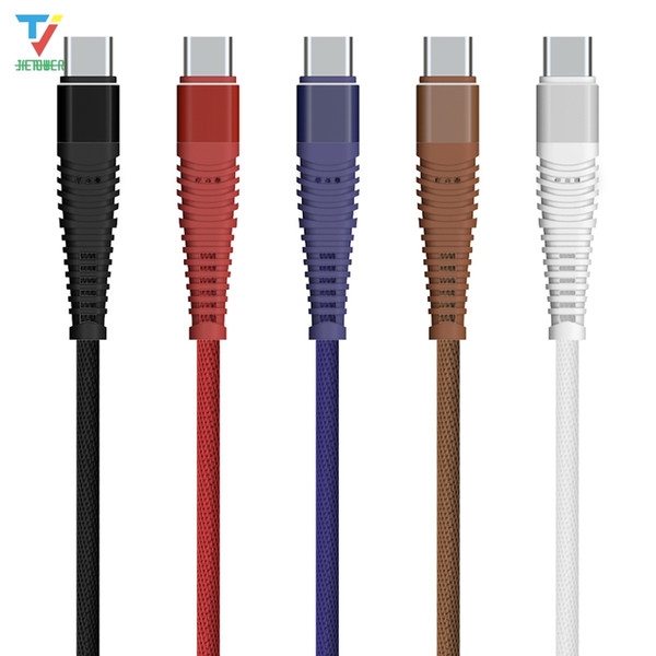 100pcs/lot Original Genuine USB Type C Cable Fast Charging Auto Disconnect USB C Data Cable For Samsung Xiaomi Oneplus 5 Type-c Cable