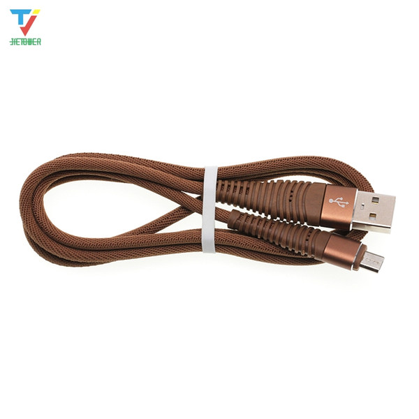 500pcs/lot Micro USB Cable For Samsung 2M Fast Charging Data Sync Microusb Charger Cable For Huawei Xiaomi Android Mobile Phone Cables