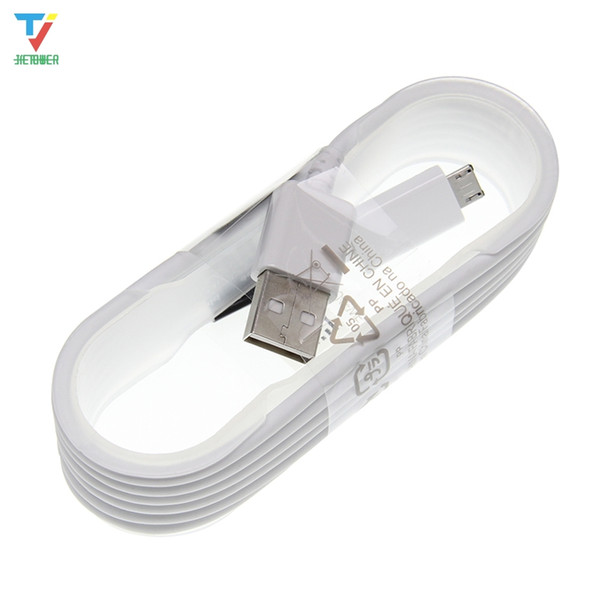 100pcs 1.5m Note4 white circular charging data line with inner bracket neutral fine imitation suitable for Android micro usb 5pin type-c