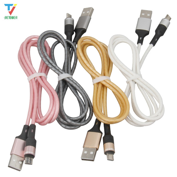 500pcs/lot 1m sky pillar data cable micro usb type-C USB C Data Cable for Type-c micro usb Android Cable for xiaomi