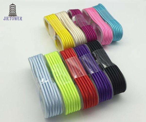 100pcs/lot Colorful Type-C/Micro USB 1.5M pack Nylon Rope Braided Charger Charging Cable For Samsung HUAWEI letv for Android