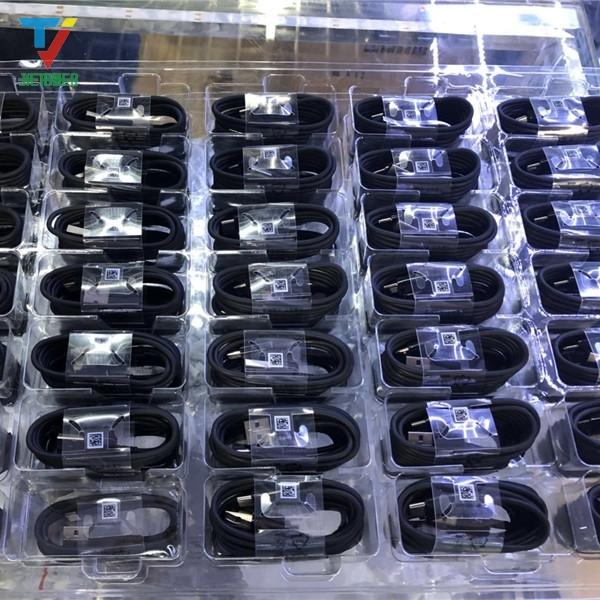 100pcs/lot good Quality Type C 1.2M Fast Charing Spring Data Sync Cable For Samsung S8 Note 7 Type-c Charger Cable