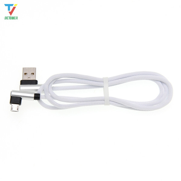 100pcs/lot 0.25m 90 degree Elbow Micro USB for Samsung Mobile Phone Charge Cord for samsung s4 s5 s6