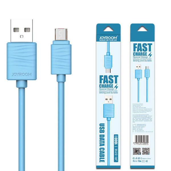 JOYROOM Micro Usb Cable Fast Charger JR-S118 1M 3Ft High Speed Sync Data and Fast Charging Usb Cable for Samsung Android Smartphones