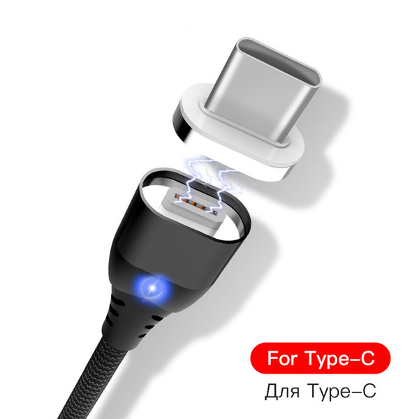 USB C Magnetic Cable 3A Fast Charging Type C Android For Samsung S8 S9 Xiaomi Magnet Charger Cables Wholesale