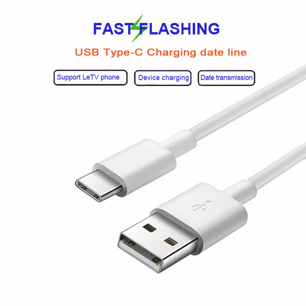 2.4A Type-C Charging Data Sync Cable For Xiaomi Mi 6 Huawei Samsung S8 Note 7 Charger Line