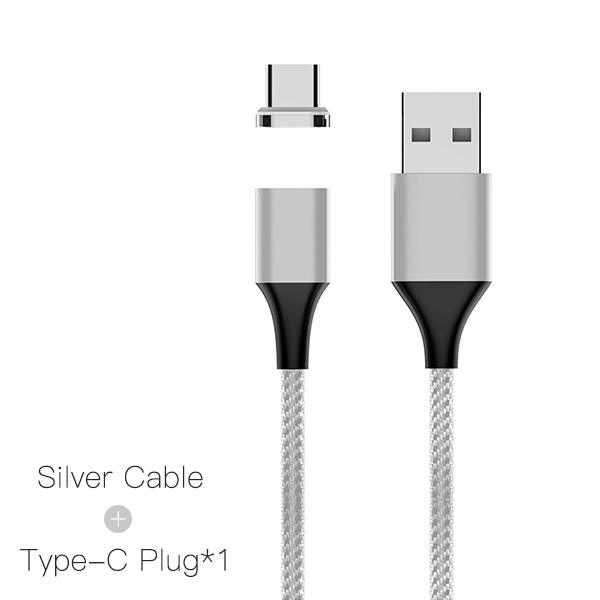 USB Magnet Charger Cable For Samsung S8 S9 Xiaomi Fast Charging Android Type C Magnetic Charger Line