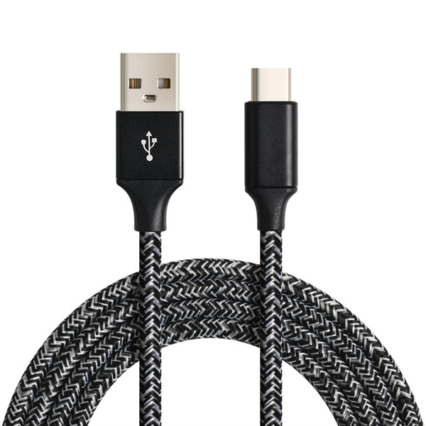 2M colorful fabric nylon braided cable Accessory Bundles for Type-C nylon braided cable Accessory Bundles for Type-C USB C