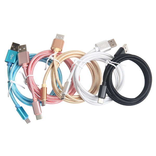 Wholesale USB Cable Micro USB Fast Charge Data Cable Android Charging Cable Mobile Phone Cables For iphone Samsung huawei 200pcs