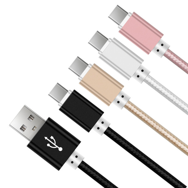 100cm USB Charger Cable for iPhone 8Pin/Micro 5Pin Type-C USB C Charging for iPhone iPad/Samsung Sony HTC Android Cable 300pcs/lot