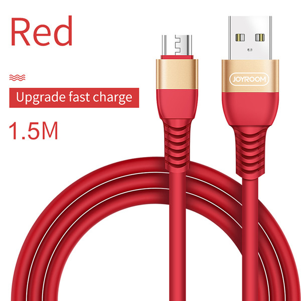 JOYROOM Micro Usb Cable S318 1.5M Sync Data & Charging USB Cable with Retail Package for Samsung Huawei Xiaomi