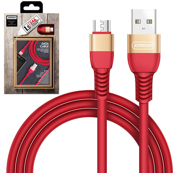 JOYROOM Micro Usb Cable 3M 9Ft Sync Data & Charging USB Cable with Retail Package for Samsung LG Huawei