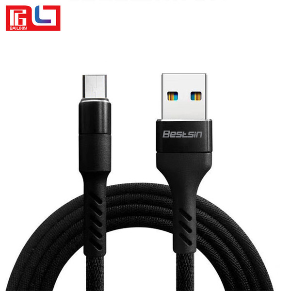 Bestsin fast charging Cable USB Cable 1M Type-C Android IP Interface For Samsung Huawei Mobile phone High Quality