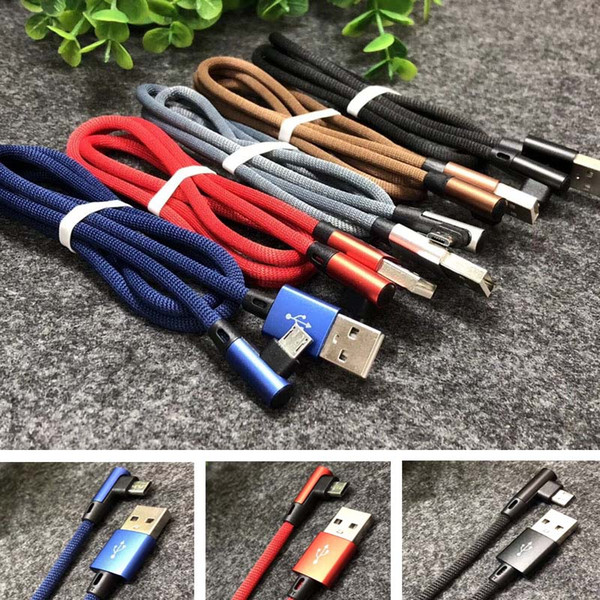 New Arrival Braided Micro USB Cable for Android 1M 3FT Phone Charger V8 Cable for Samsung High Quality