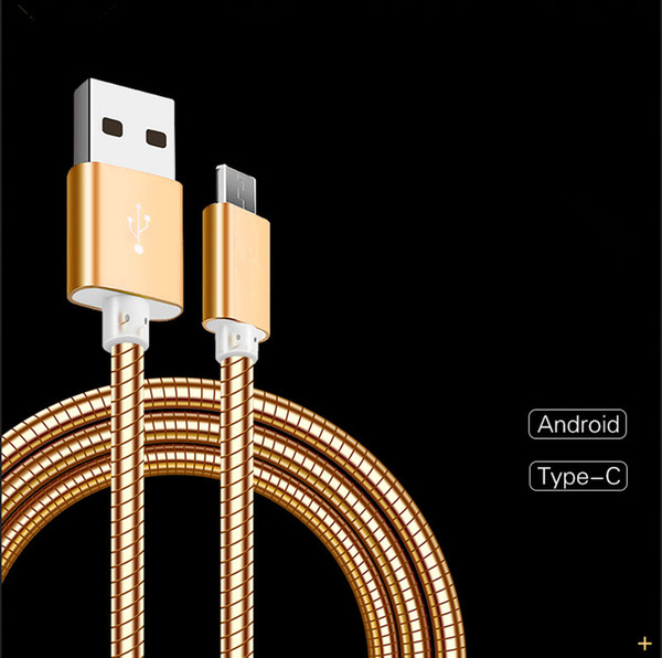 Micro USB2.0 CABLE Metal Fast Charging Wire Phone Charger A Data Cable for Samsung Huawei Xiaomi iPhone 7 6s 5s STA-B