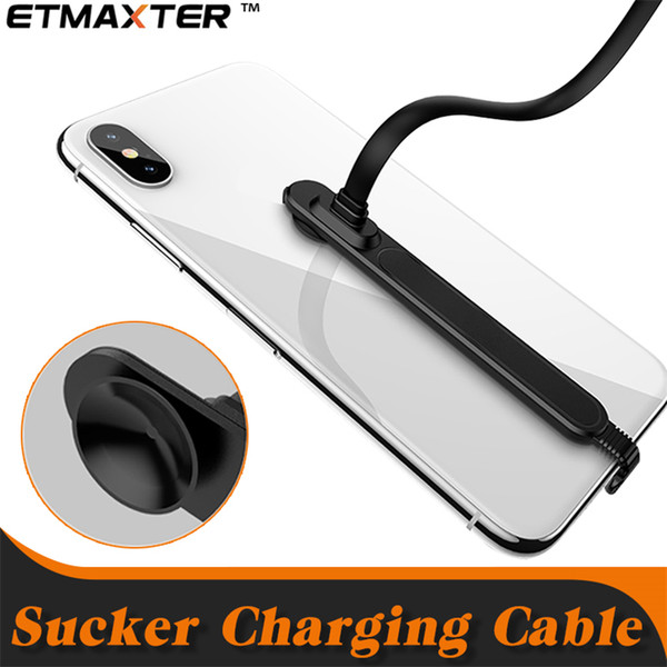 90 Tangle 3FT Sucker Charging Cable Bending Stable Sucking USB Cable Charging for iPhone Samsung with Retail Package