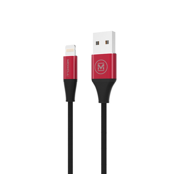 Private design braided USB cable MC-C22 with metal pass 2A for mobile phones charging and sync