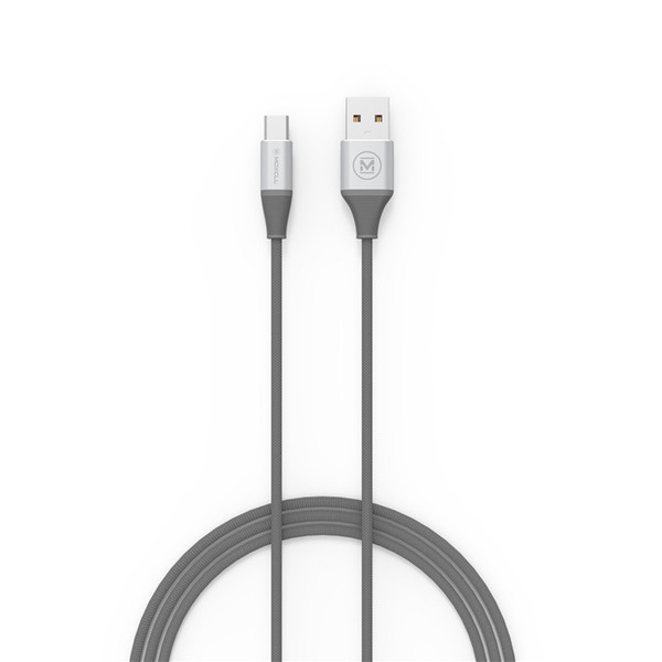 MC-C22 Private design braided USB cable with metal for all mobile phones charging and sync