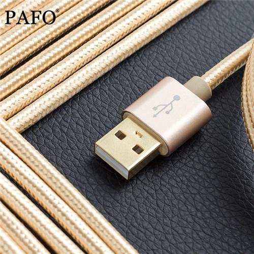 3 Feet/1M Metal Connector Micro USB Cable Data sync Charging Cable Unbroken Stronger charging Lead For Samsung/HTC/Android smart phone