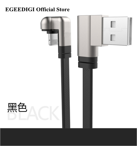 L Bending Cable for iPhone cables,EGEEDIGI Game Data Line USB 2.0 Phone Charger cable Data Sync charging cable for lighting