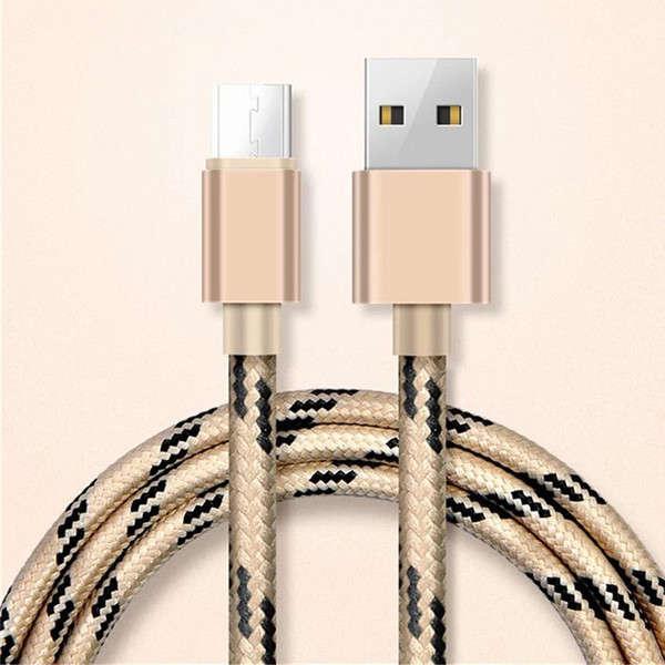 Nylon Micro USB Cable For Xiaomi Redmi 4X 4A For Samsung Galaxy S7 S6 For Huawei Charging Sync Date Line