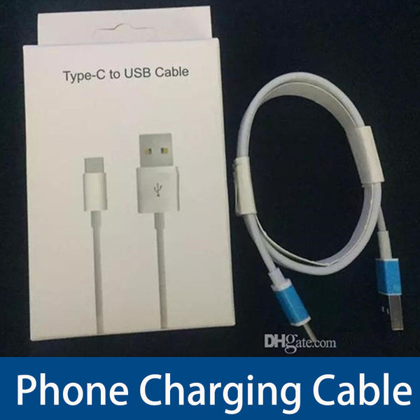 Charging Cable With retail package High Quality 1m 3ft Type C USB Data Sync Charger Cable