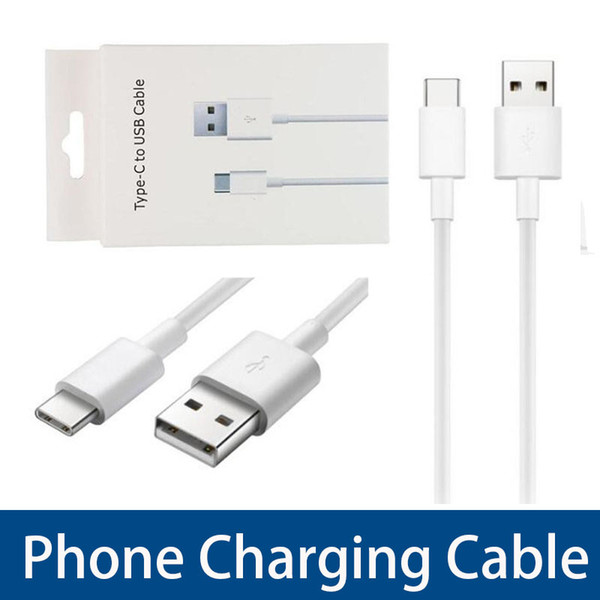 Type-C USB Cable Top Quality OEM 1M 3Ft Sync Data Cable Cords With Retail Box For Samsung S6 S7 Phone 5 6 7