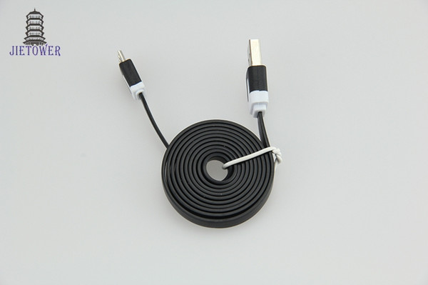 free shipping New Arrival colorful flat noodle usb sync charger/data cable for iphone 4 4s 3gs for ipad 2 3