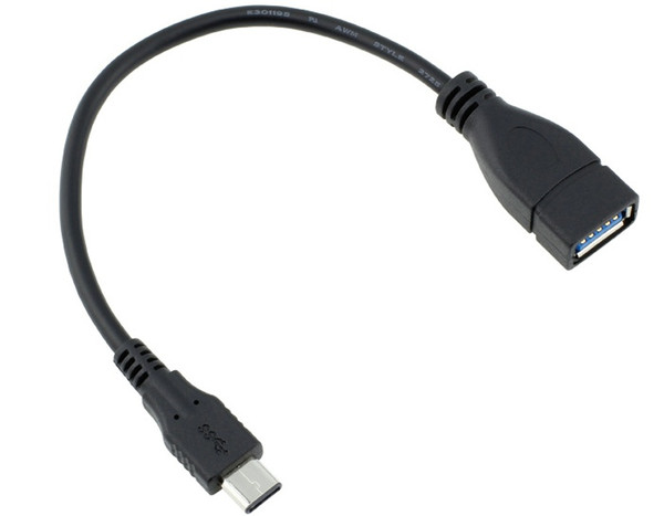 New Arrival 20CM USB 3.1 Tpye C to USB 3.0 female otg cable 50pcs/lot