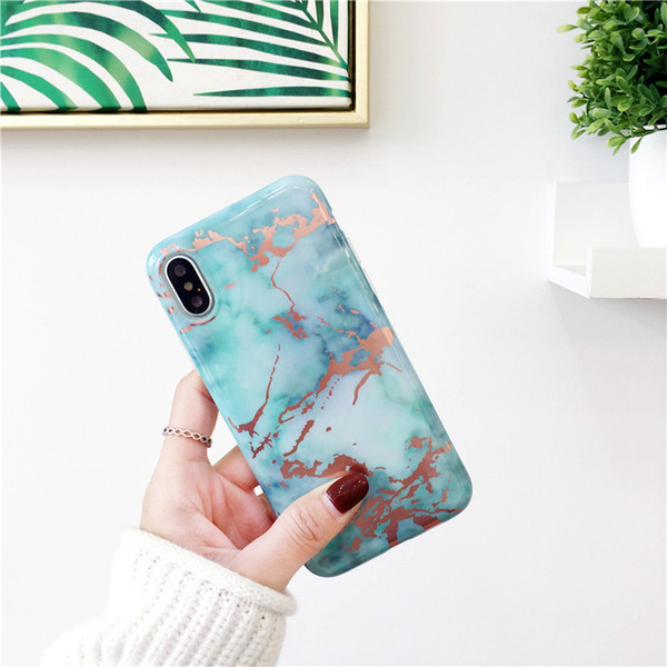 DHL Free Hot sale Marble Case for iphoneX 8 7 7Plus Luxury soft TPU fashion cover for iphone6s 6splus 2018 New IMD case