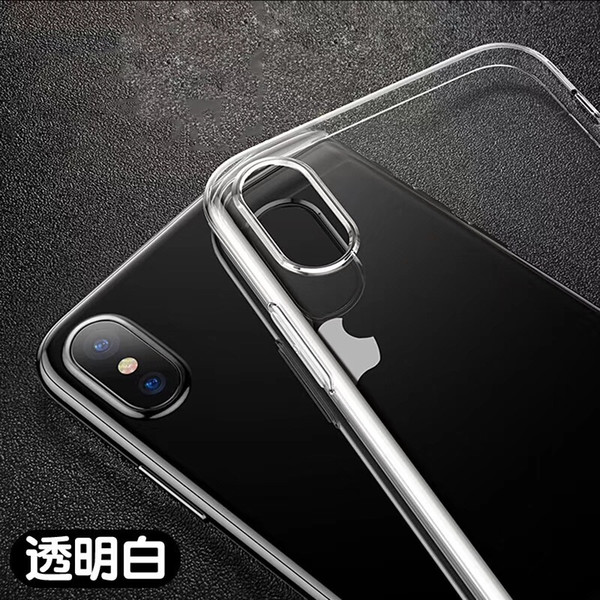 Crystal Transparent Case For iphoneXS XR XS max Soft TPU Gel case For iphone 7 8 plus 6s Plus 5s SE DHL Free