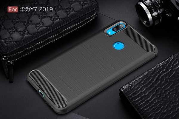 2019 DHL Free MobilePhone Cases For Huawei Y9 2019 Cover Soft TPU Fitted cover for huawei Y7 2019 smartphone case for Huawei Nova4