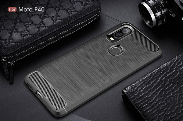 2019 TOP10 Mobilephone Cases For MOTO P40 Carbon Fiber case for Moto Z4 Play Cover for MOTO P30 Play P30 Note DHL Free